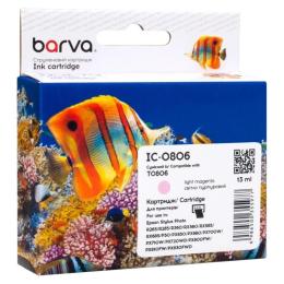 Картридж для принтера BARVA Epson T0806 (C13T08064010/C13T08064011) Light Magenta 620 ст (IC-0806)