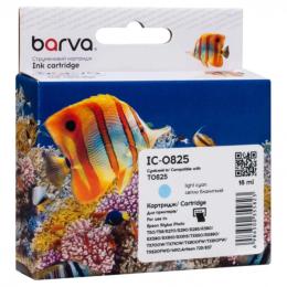 Картридж для принтера BARVA Epson T0815/T0825 XL (C13T11154A10/C13T11254A10) Light Cyan 410ст (IC-0825)