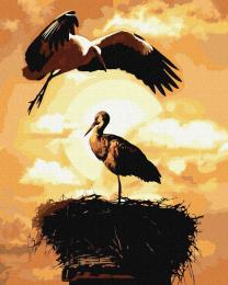 Картина за номерами Ідейка KHO4318 Політ кохання 40х50см