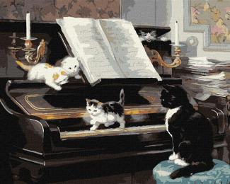 Картина за номерами Ідейка KHO4328 Музиканти 40х50см