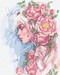 Картина за номерами Ідейка KHO4954 Розквітаюча душа 40х50см