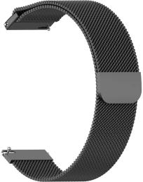 Ремінець для смарт-годинника BeCover для Xiaomi Mi Watch (20mm)/Garmin Vivoactive 3S/4S Black