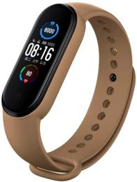 Ремінець для фітнес-браслету BeCover для Xiaomi Mi Smart Band 5 / Mi Smart Band 6 / Mi Brown