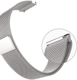 Ремінець для смарт-годинника BeCover Milanese Style для Xiaomi iMi KW66 (22mm)/Mi Watch Silver