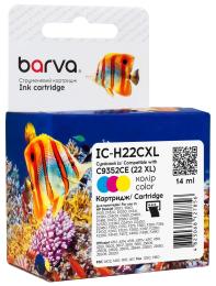 Картридж для принтера BARVA HP 22XL C9352CE 14 мл (IC-H22CXL)
