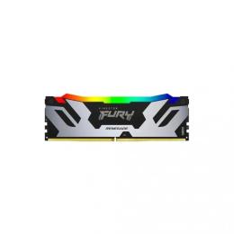 Оперативна память Kingston FURY 16GB DDR5 6400 MHz CL32 Renegade RGB XMP Silver Black (KF564C32RSA-16)