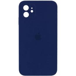 Чохол-накладка EpiK Silicone Case Square Full Camera Protective (AA) для Apple iPhone 11 Midnight Blue
