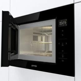 Мікрохвильова піч Gorenje BM251SG2BG Black вбудовувана, 25л, електр. управл., 900Вт, гриль, д (Уцінений)