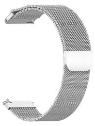 Ремінець для смарт-годинника BeCover Milanese Style Motorola Moto 360 2nd Gen. Mens (20mm) Silver