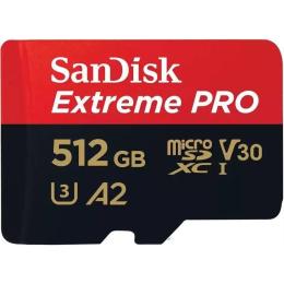 Карта памяті SanDisk SDSQXCD-512G-GN6MA microSD 512GB C10 UHS-I U3 R200/W140MB/s Extreme P