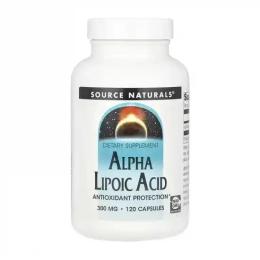 Натуральна добавка і екстракт Source Naturals Alpha Lipoic Acid 300 mg - 120 caps (2023-10-6484)