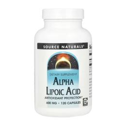 Натуральна добавка і екстракт Source Naturals Alpha Lipoic Acid 600 mg - 120 caps (2023-10-6153)