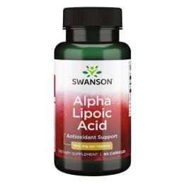 Натуральна добавка і екстракт Swanson Alpha Lipoic Acide 600mg - 60 cap (100-58-6763343-20)