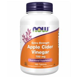 Натуральна добавка і екстракт Now Foods Apple Cider Vinegar 750 mg - 180 tabs (2022-10-0646)