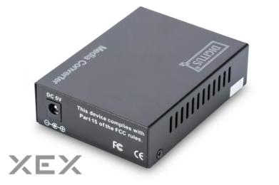 Медіаконвертер Digitus Gigabit RJ45 / SFP