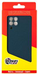 Чохол-накладка DENGOS Carbon для Samsung Galaxy M53 5G Blue