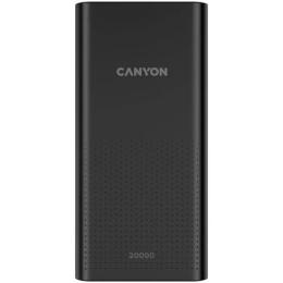 Зовнішній портативний акумулятор Canyon PB-2001 20000mAh Black 10W