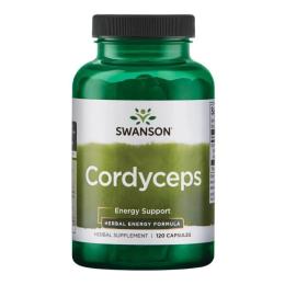 Натуральна добавка і екстракт Swanson Cordyceps 600 mg - 120 Capsules (100-31-9098062-20)
