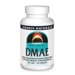 Натуральна добавка і екстракт Source Naturals DMAE 351mg - 50 tabs (2023-10-4612)