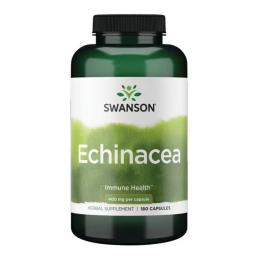Натуральна добавка і екстракт Swanson Echinacea 400 mg - 180 caps (100-91-7326378-20)