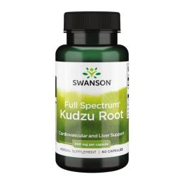Натуральна добавка і екстракт Swanson Full Spectrum Kudzu Root 500mg - 60 caps (2023-10-2736)