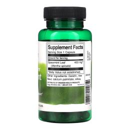 Натуральна добавка і екстракт Swanson Full Spectrum Spearmint Leaf 400mg - 60 caps (2023-10-4065)