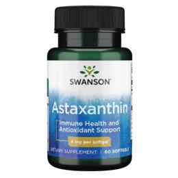 Натуральна добавка і екстракт Swanson Astaxanthin 4mg - 60 caps (100-74-3681221-20)