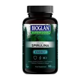 Натуральна добавка і екстракт Bioglan Organic Spirulina (60 caps) (23371-01)