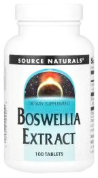 Натуральна добавка і екстракт Source Naturals Boswellia Extract - 100 tabs (2023-10-2676)