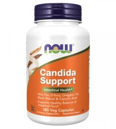 Натуральна добавка і екстракт Now Foods Candida Support - 180 vcaps (2022-10-1407)