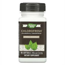 Натуральна добавка і екстракт Natures Way Chlorofresh - 90 softgels (2022-10-0611)