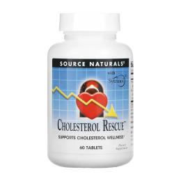 Натуральна добавка і екстракт Source Naturals Cholesterol Rescue 604 mg - 60 tabs (2023-10-4324)