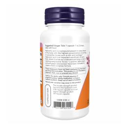 Натуральна добавка і екстракт Now Foods Hyaluronic Acid 100mg 2X Plus - 60 vcaps (100-34-5504617-20)
