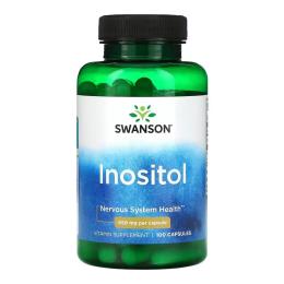 Натуральні добавки і екстракти Swanson Inositol 650mg - 100 caps  (2023-10-4072)