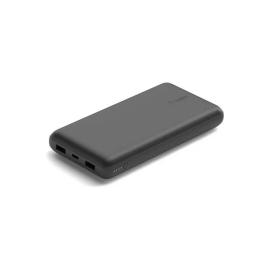 Зовнішній портативний акумулятор Belkin 20000mAh 2хUSB-A/USB-C Black 15W (BPB012BTBK)