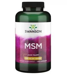 Натуральна добавка і екстракт Swanson MSM 500mg - 250 caps (2023-10-4070)