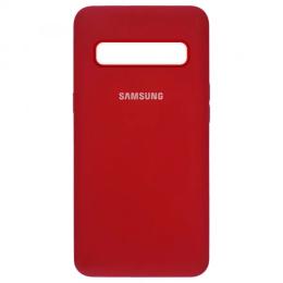 Чохол-накладка EpiK Silicone Cover Full для Samsung S10 Plus Red
