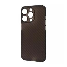 Чохол-накладка Infinity Memumi Slim Carbon Series Case iPhone 14 Black (PC)