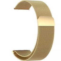 Ремінець для смарт-годинника BeCover Milanese Style Samsung Galaxy 20mm/Watch 5//42mm/Active/3 /Gear S Gold (707674)