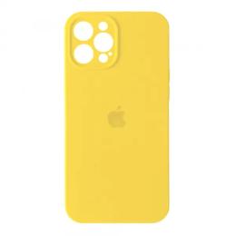 Чохол-накладка EpiK Silicone Case Full Camera для iPhone 12 Pro Max Yellow