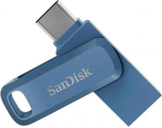 Флеш память SanDisk SDDDC3-128G-G46NB Navy Blue USB 128GB Type-C Dual Drive Go