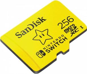 Карта памяті SanDisk Nintendo Switch R100/W90MB/s MicroSDXC 256GB Class 10 (SDSQXAO-256G-GN3ZN)