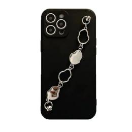 Чохол-накладка Infinity Glamour Chain Wrist для iPhone 12 Pro Max Black