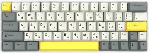 Клавіатура EPOMAKER EP64 Mulan White (EP64-W-M)(ENG/UKR)