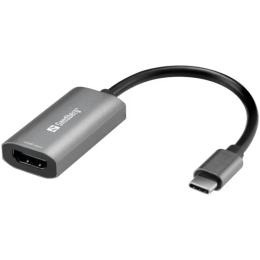 Перехідник Sandberg Cable USB 3.1 Type-С (тато)  -  HDMI (мама)