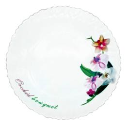 Тарілка Vittora V-190O десертна Букет орхідей Wave 19 см