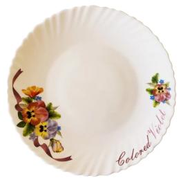 Тарілка Vittora V-190V десертна Фіалки Wave 19 см