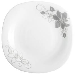 Тарілка Vittora V-230Stl супова Тендітна лілія Square 23 см