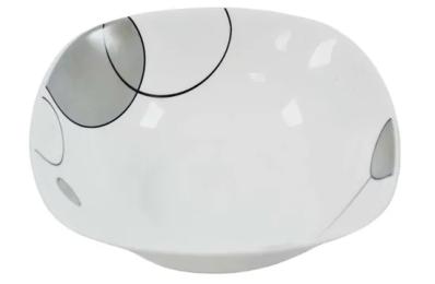 Салатник Vittora V-165Sgb Сірі бульбашки Square 16.5 см