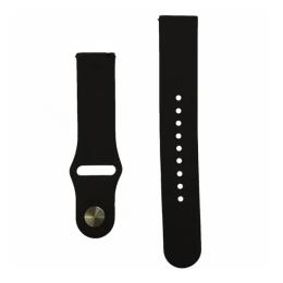 Ремінець для смарт-годинника Infinity SILICONE 20 mm Black
